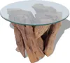 vidaXL Couchtisch Massivholz Teak Treibholz 60 cm Produktbild-Vorschau 10
