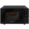 A black ProfiCook microwave oven is shown from the front. Produktbild-Vorschau