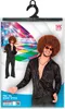 DISCO Shirt Schwarz Bunte Punkte 70er 80er Outfit Produktbild-Vorschau 2