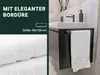 6er Set Handtücher, 50x100 cm, 100% Baumwolle, weiß Produktbild-Vorschau 5