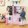 COSTWAY Kinderküche, Spielküche Kinder mit 10 Spielzubehör, Produktbild-Vorschau 2