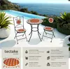 Ensemble table et chaises de jardin - marron Voir les images du produit 2