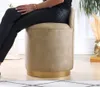 Hanah Home, Luton - Beige, Fußhocker & -bänke, Sitzpuff, Produktbild-Vorschau 3