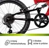 Galano FS180 Kinderfahrrad 20 Zoll ab 6 Jahre 120-135 cm Produktbild-Vorschau 5