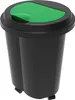 Exacompta Abfalleimer Tri Bin EcoBlack - Schwarz - 44214D Produktbild-Vorschau 2