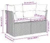 VidaXL 366192, 2 siedz., Ciemny Szary, 110 kg, 1240 mm, 620 Podgląd zdjęcia produktu 8