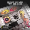 CORSAIR WAK iCUE LINK TITAN 360 RX LCD White AIO 360mm Voir les images du produit 1