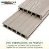 WOODSTORE24 WPC Terrassendielen Komplettset - 9 m² - mit Produktbild-Vorschau 3