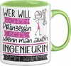 Ingenieurin Tasse Geschenk Spruch Wer Will Schon Prinzessin Produktbild-Vorschau 1
