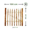 BOGATECO Záhradná brána Hazelnut | šírka 100 cm výška 90 cm Náhľad obrázku produktu 3