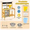 COSTWAY Matschküche Kinder Outdoor, Gartenspielküche mit Produktbild-Vorschau 3