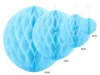 Pallone a nido d'ape azzurro 40 cm Anteprima dell’immagine prodotto 3