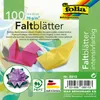 Folia 8910 Faltblätter 10 x 10 cm - 10 Farben sortiert, 100 Podgląd zdjęcia produktu 8