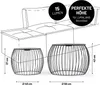 LUMALAND Beistelltisch 2er-Set - LED, Solar & USB - in- & Produktbild-Vorschau 6