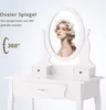 Schminktisch Julia Frisiertisch mit 360° drehbarem Spiegel Produktbild-Vorschau 6