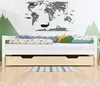 Under Bed Wooden Drawer with two cutouts BUDDY on Wheels - Produktbild-Vorschau 1