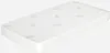 A white mattress is shown from a diagonal angle against a white background. Produktbild-Vorschau