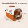 SNOEKIE Katzen Transportbox mit 2 Öffnungen, 49,5 × 32 × Produktbild-Vorschau 2