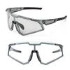 ROCKBROS Fahrradbrille Photochrome UV400 Outdoor Radsport Produktbild-Vorschau 2