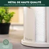 Porte-rouleau de cuisine eluno en acier inoxydable et métal Voir les images du produit 6