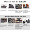 Sumosuma Camping Zelt, Quick Up Kuppelzelte Wurfzelt Produktbild-Vorschau 12