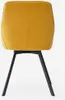 Stuhl drehbar für Esszimmer modernes Design aus Stoff Navya Produktbild-Vorschau 4