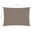 vidaXL Sun Sail Oxford Fabric Rectangular 3,5x5 m Taupe Náhled obrázku produktu 5