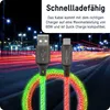 ANSMANN Ladekabel 100 cm USB-A auf USB Typ C mit LED-Licht Produktbild-Vorschau 5