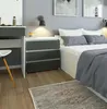 Comodino CL3 60 cm Bianco e Grigio Grafite con 3 Cassetti e Anteprima dell’immagine prodotto 5