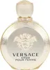 A close-up studio shot of a gold Versace Eros Pour Femme perfume bottle. Náhľad obrázku produktu