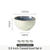 Schale set 4er Ø13,5cm Müslischale Snackschale Suppenschale Produktbild-Vorschau 2