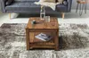 WOHNLING Couchtisch MUMBAI Massiv-Holz Sheesham 60 x 60 cm Produktbild-Vorschau 9