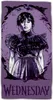 Mercredi Badetuch lilas 70 x 140 cm Voir les images du produit 2