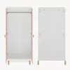 Kinderkast 'Vaarentaa', 126 x 60 x 41 cm, wit / roze Productafbeelding-voorbeeld 11
