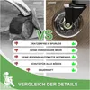 Stuhlrolle 5x Leise Bürostuhlrollen 11mm Universal Produktbild-Vorschau 5