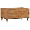 A product shot of a wooden coffee table on a white background. Produktbild-Vorschau
