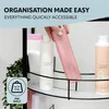 mensola per lavabo eluno incl. 2 ripiani e 4 rotelle, Anteprima dell’immagine prodotto 4