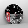 Wanduhr - Rund - Glasuhr - Telefon london Mond Astronaut - Produktbild-Vorschau 4