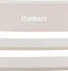 BELIANI Schaukelstuhl für den Garten Cremeweiß Aluminium Produktbild-Vorschau 8