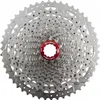 A bicycle cassette with a red lockring. Podgląd zdjęcia produktu