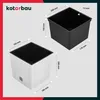 KOTARBAU® Sada 2 kvetináčov 6,8 l Výška: 20 cm Biely Náhľad obrázku produktu 3