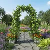 Relaxdays rozenboog van metaal, ronde boog met poort en 2 Productafbeelding-voorbeeld 2