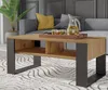 Stolik kawowy z półką LAUREN 3 – dąb artisan/czarny Podgląd zdjęcia produktu 14