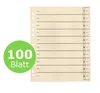 Trennblätter 24x30cm 190g 11fach gelocht chamois 100 Produktbild-Vorschau 2