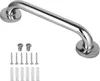 A chrome grab bar with mounting hardware on a white background. Náhled obrázku produktu