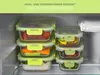 FITPREP Frischhaltedosen Glas 12-teiliges Set [6 Produktbild-Vorschau 6
