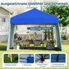 COSTWAY padiglione pop-up 430x280cm con 2 pareti laterali Anteprima dell’immagine prodotto 6