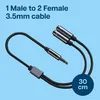 MMOBIEL Kopfhörer-Splitter 3,5mm - Mikrofon- und Produktbild-Vorschau 2