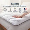 CASABEL Cubrecolchón de microfibra confortable, 1-2 plazas, Vista previa de la imagen del producto 9