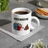 Meine Morgenroutine Kaffee + Kippe = Kacken Kaffeebecher Produktbild-Vorschau 8